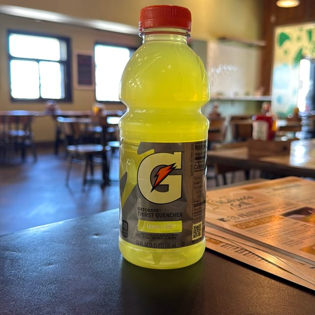 Gatorade Lemon Lime.