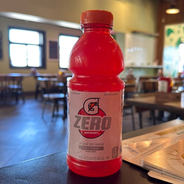 Gatorade Fruit Punch.
