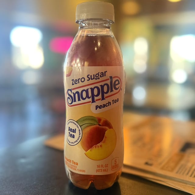 Diet Snapple Peach.